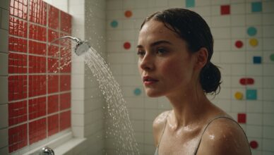 showering at inappropriate times